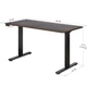 Стіл з електрорегулюванням висоти "PowerDesk Duo" Mealux EVO-242 Duo Antique/B, Antique - зображення 3