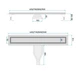 Трап для душа REA NEOX 70 SUPERFLOW BRUSHED STEEL 2в1 сталь - изображение 5