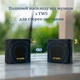 Портативная блютуз колонка W-KING D2 водонепроницаемая IPX7 с FM радио и возможностью закрепить на велосипед Black - изображение 5