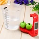 Кухонные весы цифровые мерная чашка Digital Scale With Measuring Cup 2 в 1 чашка-веса до 1000 г Красный - изображение 14