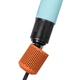 Фен стайлер Super Hairdryer мультистайлер 1600 Вт прибор для волос с холодным горячим воздухом 4 насадки Голубой - изображение 8