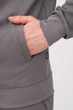 Кофта на замке спортивная K.O.R 3799 Серый (grey) 2XL - изображение 7