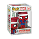 Figurka Funko POP! Marvel: Marvel Comics Split Spider-Man (Holiday) 10 cm 92892 (889698928922) - obraz 3