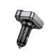 FM модулятор Hoco E86 Alegria, Car Charger, 2xUSB-A, 1xType-C, 48W dual port PD30W, QC3.0, Чорний - зображення 5