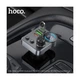 FM модулятор Hoco E86 Alegria, Car Charger, 2xUSB-A, 1xType-C, 48W dual port PD30W, QC3.0, Чорний - зображення 6