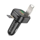 FM модулятор Borofone BC43 Flash, Car Charger, QC3.0, Чорний - изображение 2