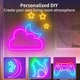 Світлодіодна неонова стрічка RGB 10 м IP65 з пультом дистанційного керування та живленням від мережі - зображення 6
