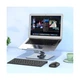 Підставка для ноутбука Hoco PH52 Plus Might Metal rotating tablet desktop holder Сіра - зображення 7