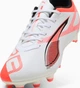 Бутси Puma Ultra 5 Play FG/AG білий, помаранчевий Унісекс 45 (10,5UK) 29,5 см - зображення 4