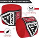 Бинти для боксу RDX Hand Wraps Red (2.5м.) - зображення 3