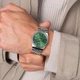 Мужские часы Casio MTP-B145D-3A зеленые 50 м - изображение 7