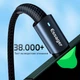 Кабель Essager Sunset USB-A – Type-C 100W 7A, швидка зарядка QC, 2 м - изображение 5