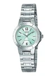 Женские часы Casio LTP-1177A-3A зеленые 30 м - изображение 1