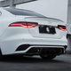 Диффузор заднего бампера для Jaguar XE 2020-2024 годов с насадками выхлопа / Glossy Black - изображение 3