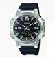 Мужские часы Casio AMW-870-1A черные 50 м - изображение 1