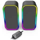 Акустическая система ColorWay Aura 2.0 USB/Bluetooth Gray (CW-SPU02GR) - изображение 2