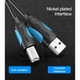 Кабель для принтера USB 2.0 AM/BM 2.0m black Vention (VAS-A16-B200) - зображення 4