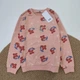 Свитшот для девочки C&A двунитка с цветочным принтом BS001560 размер 140 - изображение 2