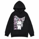 Худи для девочки C&A Kuromi Sanrio кофта с начесом BS001562 размер 146 - изображение 1