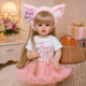 Реалістична лялька Reborn Baby Doll Liana 55 см — вінілова дівчинка з довгим світлим волоссям та аксесуарами, можна купати (RB095) - изображение 1
