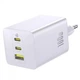 Зарядное устройство Baseus 2xType-C/USB 100W PD GaN White (P10182102213-00) - изображение 3