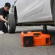Домкрат гидравлический электрический 5 тонн 4 в 1 компрессор 35 л/мин 150 PSI 180 Вт 12В подъем 155-450 мм с кейсом - изображение 9