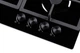 Варочная поверхность газовая Ventolux HG640 C11G CS (BK) - изображение 4