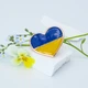 Значок из медицинского золота РО Сердце Украини - Xuping, размер 21х25 мм вес 5.3 г арт. 59840 - изображение 1