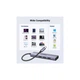 Порт-реплікатор Ugreen Dock CM511 5in1 USB3.1 Type-C --> HDMI 60Hz/3xUSB-А 3.0/Type-C/PD 100W (15597) - зображення 5