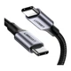 Дата кабель USB-C to USB-C 1.5m 100W US316 Space Gray Ugreen (70428) - зображення 1