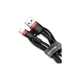 Дата кабель USB 2.0 AM to Lightning 2.0m 1.5A red-black Baseus (CALKLF-C19) - зображення 3