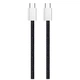 Дата кабель USB-C to USB-C 2.0m (braided cotton) (PD Fast Charging 60W) 3.0А black ColorWay (CW-CBPDCC068-BK) - зображення 6