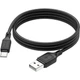 Дата кабель USB 2.0 AM to USB-C 1.0m Cool silicone X90 black HOCO (6931474788443) - изображение 4