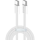 Дата кабель USB-C to USB-C 1.0m 60W 3.0А grey ColorWay (CW-CBPDCC061-GR) - изображение 1