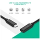 Дата кабель USB-C to USB-C 1.0m USB 3.1Gen2 100W US353 Black Ugreen (10387) - зображення 4