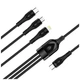Дата кабель USB-C to Lightning + Micro 5P + USB-C 1.2m 3.0A (PD60W data) Black ColorWay (CW-CBPDU3060-BK) - зображення 4