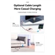 Дата кабель USB 2.0 AM to USB-C 1.0m 100W pink Essager (EXC7A-WL04-P) - зображення 8