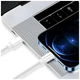 Дата кабель USB-C to USB-C 2.0m 3A 65W white ColorWay (CW-CBPDCC056-WT) - изображение 6