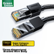 Патч-корд UGREEN CAT6A мідний 10Гбіт 8-жильний 5м чорний 35803 - зображення 9