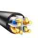 Патч-корд Ugreen Cat 6 медь 1 Гбит/с PoE 50 м Черный (25018) - изображение 2