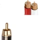 Межблочный кабель Yangyang XLR — 2 × RCA балансный 0.5 м - изображение 3