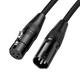 Микрофонный кабель Beishan Sparrow BSQ-K240 XLR мужской - XLR женский 15 м - изображение 1