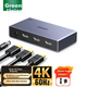 Разветвитель видеосигнала UGREEN 55493 HDMI 1-в-2 4K золотистый - изображение 6