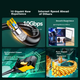 Патч-корд Sanze RJ7400H Cat 7 экранированный 10 Гбит/с 40 м Черный - изображение 5