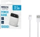 УМБ Brevia 10000mAh 22.5W Type-C + Lightning Cable Li-Pol LCD (45122BR) - зображення 10