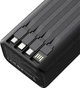 УМБ XO PR285 30000 mAh 2xUSB-A/USB-C порти USB-C/Lightning/microUSB/USB-A кабелі Black (PR285.black) - зображення 2
