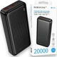 УМБ Borofone BJ80A Clever 20000 mAh PD20W/QC22.5W Black (BC_714789) - зображення 4