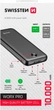 УМБ Swissten Power Bank Worx Pro 10000 mAh 10.5W Black (8595217490642) - изображение 3