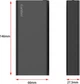 УМБ Earldom ET-PD22 20000mAh 22.5W 2xUSB-A QC3.0 USB-C PD Metal Alloy Black (PB-000122) - изображение 2