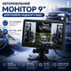 Автомобильный монитор 9" для камеры заднего вида TFT LCD дисплей экран для авто парковочный 2AV PAL NTSC 12V с пультом кронштейном и рамкой подголовника - изображение 8